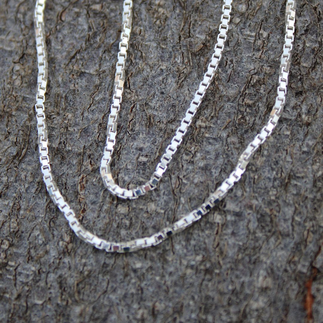Venizianerkette 1mm Silberkette 925